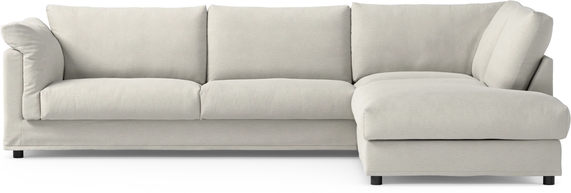 Cherrie 3-sits soffa med divan höger, med kappa u18Lu