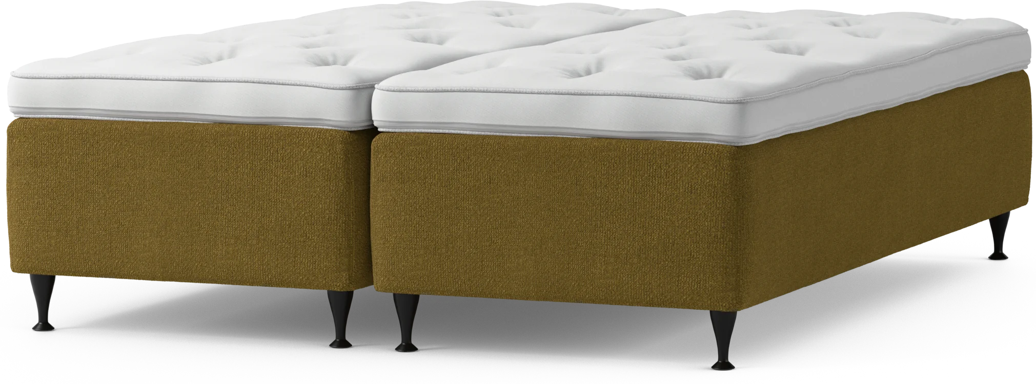 Delux Dream Ramsäng, dubbelsäng med bäddmadrass och sängben F5hx7