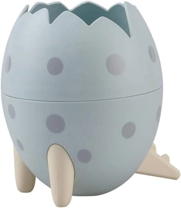 1 st dinosaurieägg förvaringspennhållare, kosmetisk borstförvaringsställ, smyckesförvaringsbehållare, kontorsmaterial förvaringslåda, blå tangL-10411 1 st dinosaurieägg förvaringspennhållare, kosmetisk borstförvaringsställ, smyckesförvaringsbehållare, kontorsmaterial förvaringslåda, blå tangL-10411