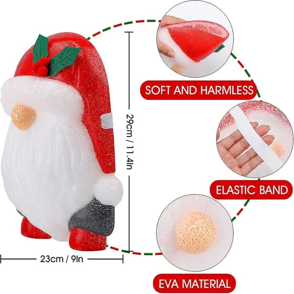 1 Förpackning Jultomte Veranda Ljusöverdrag Dekorationer Utomhus, Röd Ljusstolpe/Lampstolpe Överdrag För Semester Hem Dörr Dekor CJ-YX-0818003828