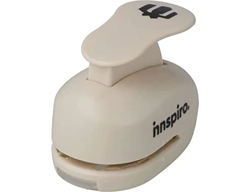 INNSPIRO Figurstansmaskin Eva Foam Punch present 16 mm, hålslag för scrapbooking, gör det själv hantverk, skapande av kort 8428885378953