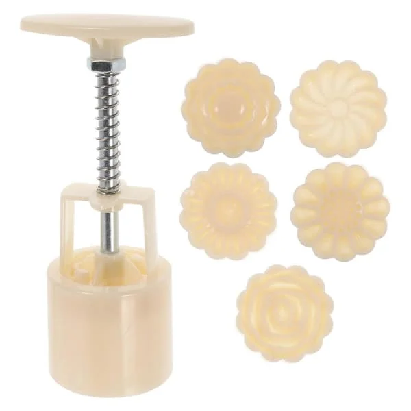 1 Set 50G 3D Handpressform Dessert Månkaka DIY Bakverktyg för Kök SUMFZ075345