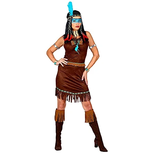 ”NATIVE INDIAN” (klänning, bälte, pannband med feather) (S) 8003558002115 ”NATIVE INDIAN” (klänning, bälte, pannband med feather) (S) 8003558002115