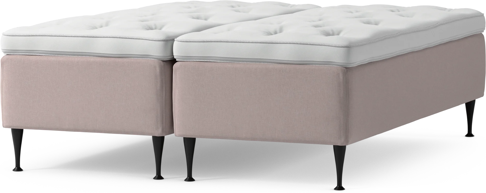 Delux Dream Ramsäng, dubbelsäng med bäddmadrass och sängben JCNX9