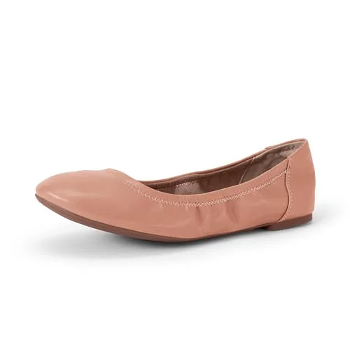 Amazon Essentials kvinnors Belice Slip On Ballet Flat, Ljus Kamel, 47 EU 196433163617
