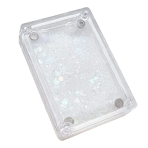 1 par mini akryl foto ram magnetisk bärbar DIY bildskärm ram för hem skrivbord typ 3 1217230197113