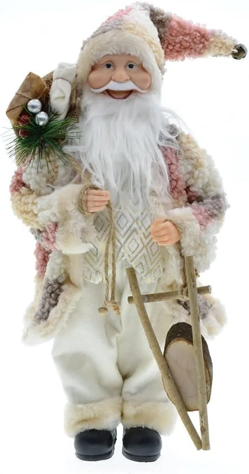 1 Animerade tomtar och fru Claus – 17,7 tum tomte och fru Claus FN0029390