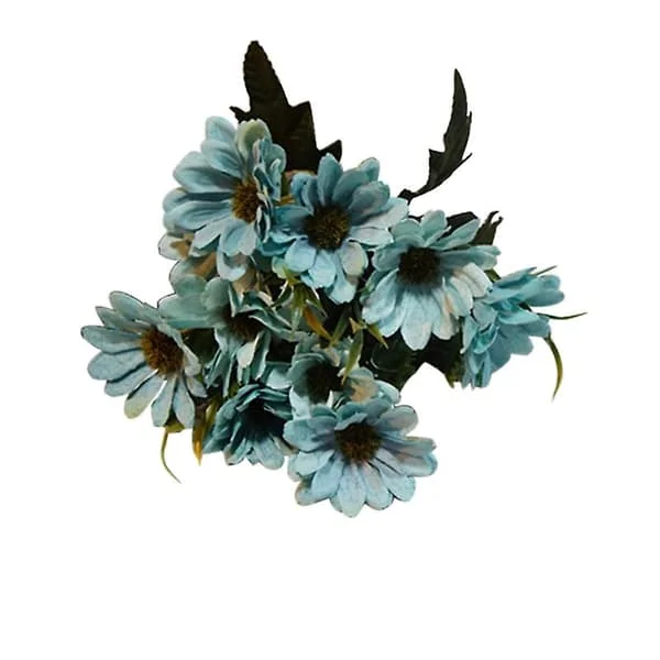1 Bukett 10 Huvuden Europeisk Stil Höstig Konstgjord Daisy Heminredning Blommor(Blå) ETOQ-90016 1 Bukett 10 Huvuden Europeisk Stil Höstig Konstgjord Daisy Heminredning Blommor(Blå) ETOQ-90016