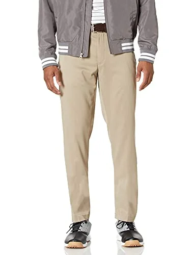 Amazon Essentials Slim Fit Stretch Golfbyxa för män, Kaki Brun, 30 B x 28 L 195111836676