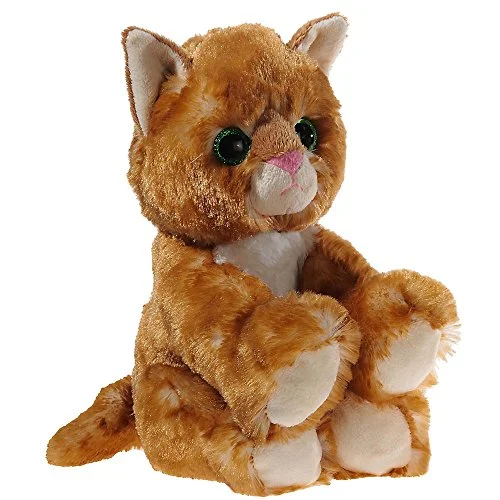 Heunec 20 cm Glitter Kitty baby katt plyschleksak (guld) 4001750246874