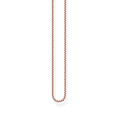 Thomas Sabo Damen Kette ohne Anhänger 925 Silber teilvergoldet 70 cm KE1106 415 12 L70 4051245072020