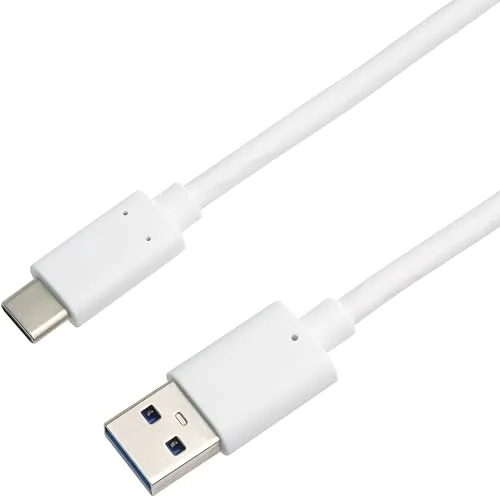 PremiumCord USB C till 3.0 anslutningskabel 0,15 m, SuperSpeed datakabel upp 10 Gbit/s, anslutning 3 A, 3.1 generation 2 typ kontakt, färg vit, längd m 8592220022570