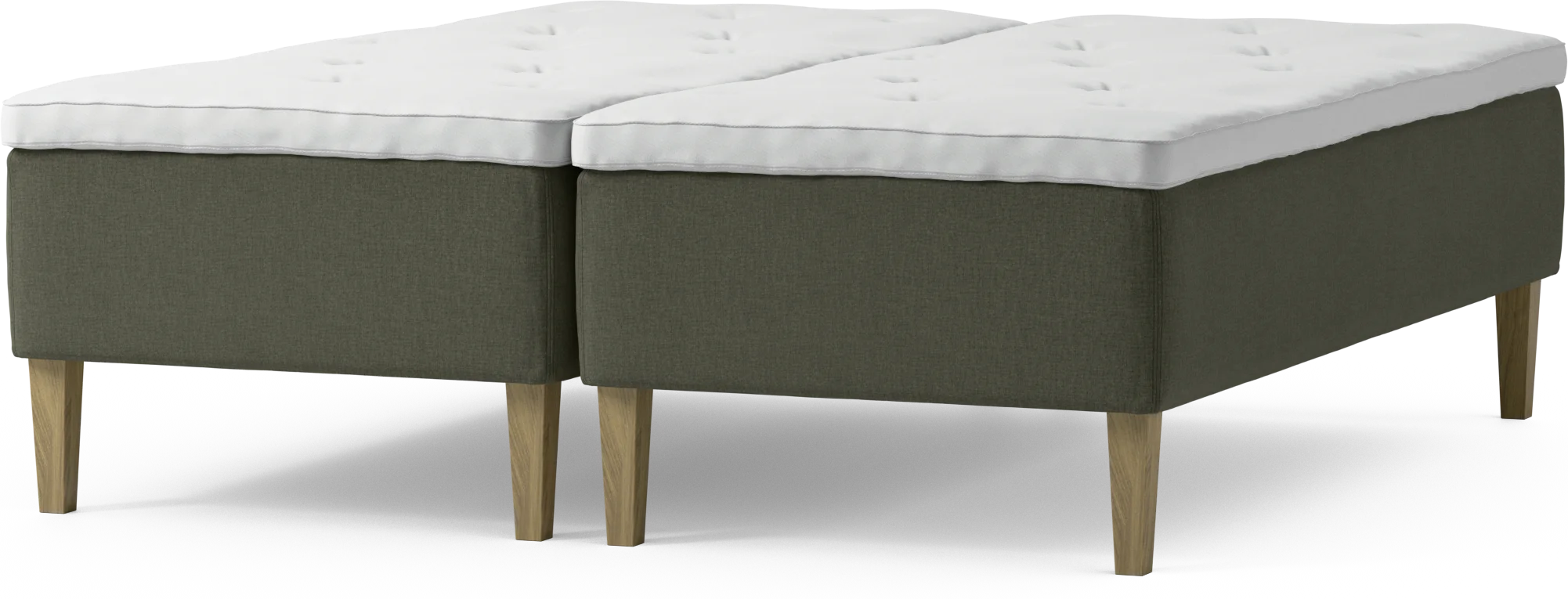 Delux Dream Ramsäng, dubbelsäng med bäddmadrass och sängben dp6dA Delux Dream Ramsäng, dubbelsäng med bäddmadrass och sängben dp6dA