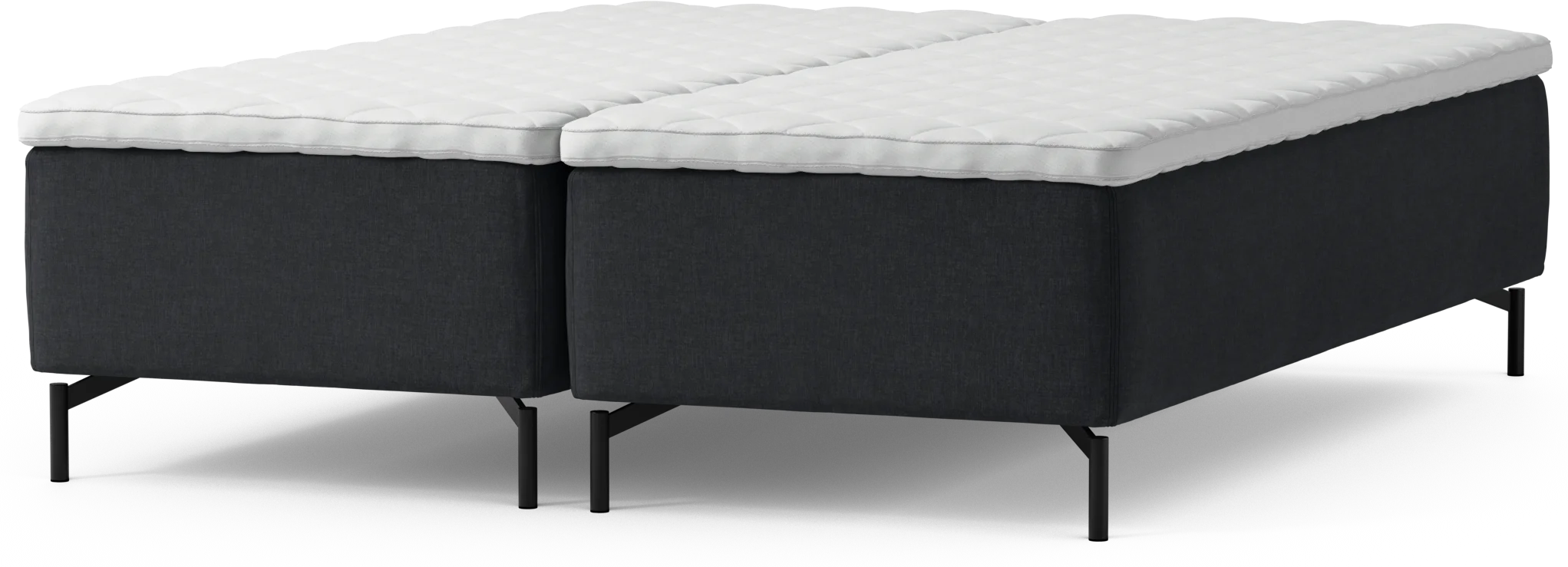 Delux Dream Ramsäng, dubbelsäng med bäddmadrass och sängben qD4ob