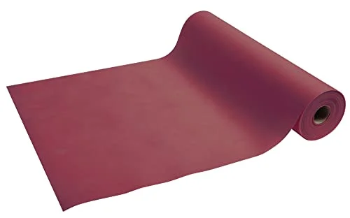 Pro Nappe Ref R732708I Engångshuvud av spunbond fleece kartong med 4 rullar 27 M lång x 0,4 bred förskuren var 0,90:e representerar 30 huvuden mot huvud vinröd 3281519327087