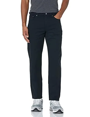 Amazon Essentials Herr rak passform 5 ficka stretch twillbyxor, svart, 29 W x 32 L 193548637071