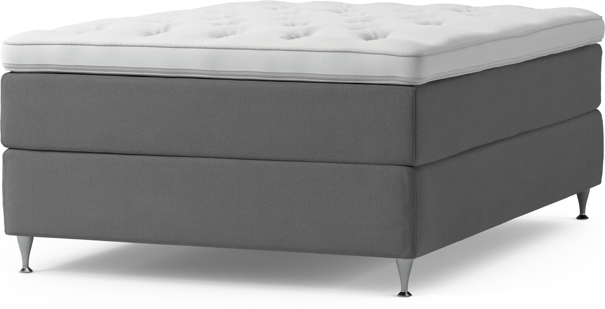 Delux Dream Kontinentalsäng, enkelsäng 140 cm med bäddmadrass och sängben 2vfwu