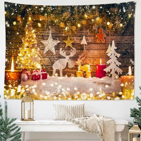 1 st 150 x 130 cm (Älg Present) Väggbonad Rum Dekoration Tapet HY-ZR-081705425 1 st 150 x 130 cm (Älg Present) Väggbonad Rum Dekoration Tapet HY-ZR-081705425