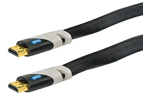 SCHWAIGER HDMF15 533 HDMI® kabel med hög hastighet och Ethernet 1,5m svart Dataöverföringshastighet upp till 18 Gbits/s 4004005204445