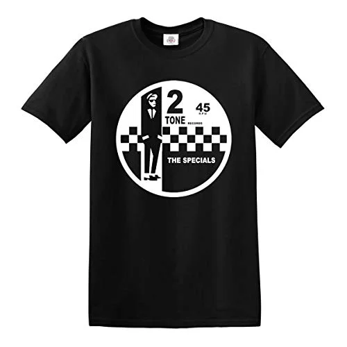 2 toner Records The Specials retro musik t-shirt SKA Northern Soul Reggae Top 7426966783390