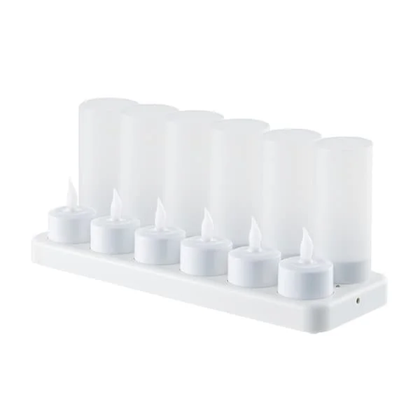 1-delars set med elektroniska blinkande ljus, flamlösa värmeljus, önskeljus, dekorativa nattlampor 3Z-0022-L