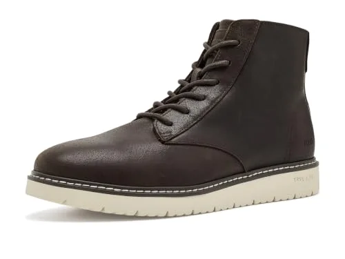 TOMS Trvl Lite 2.0 låga sneakers för män, Mörkbrunt vattenavvisande läder, 42.5 EU 195703412837