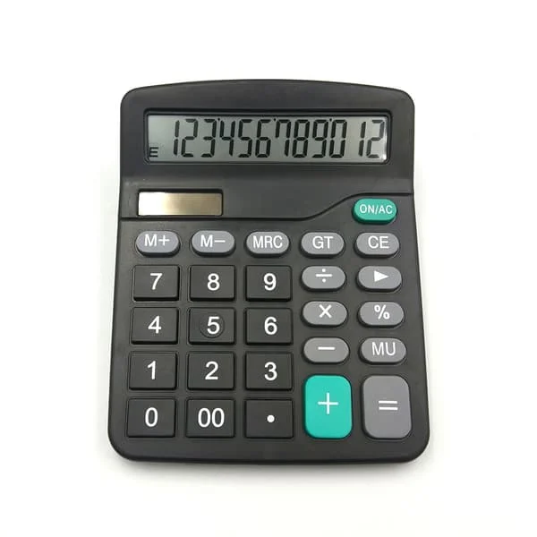 1-siffrig standardfunktion 12-siffrig skrivbordsräknare FN0012044