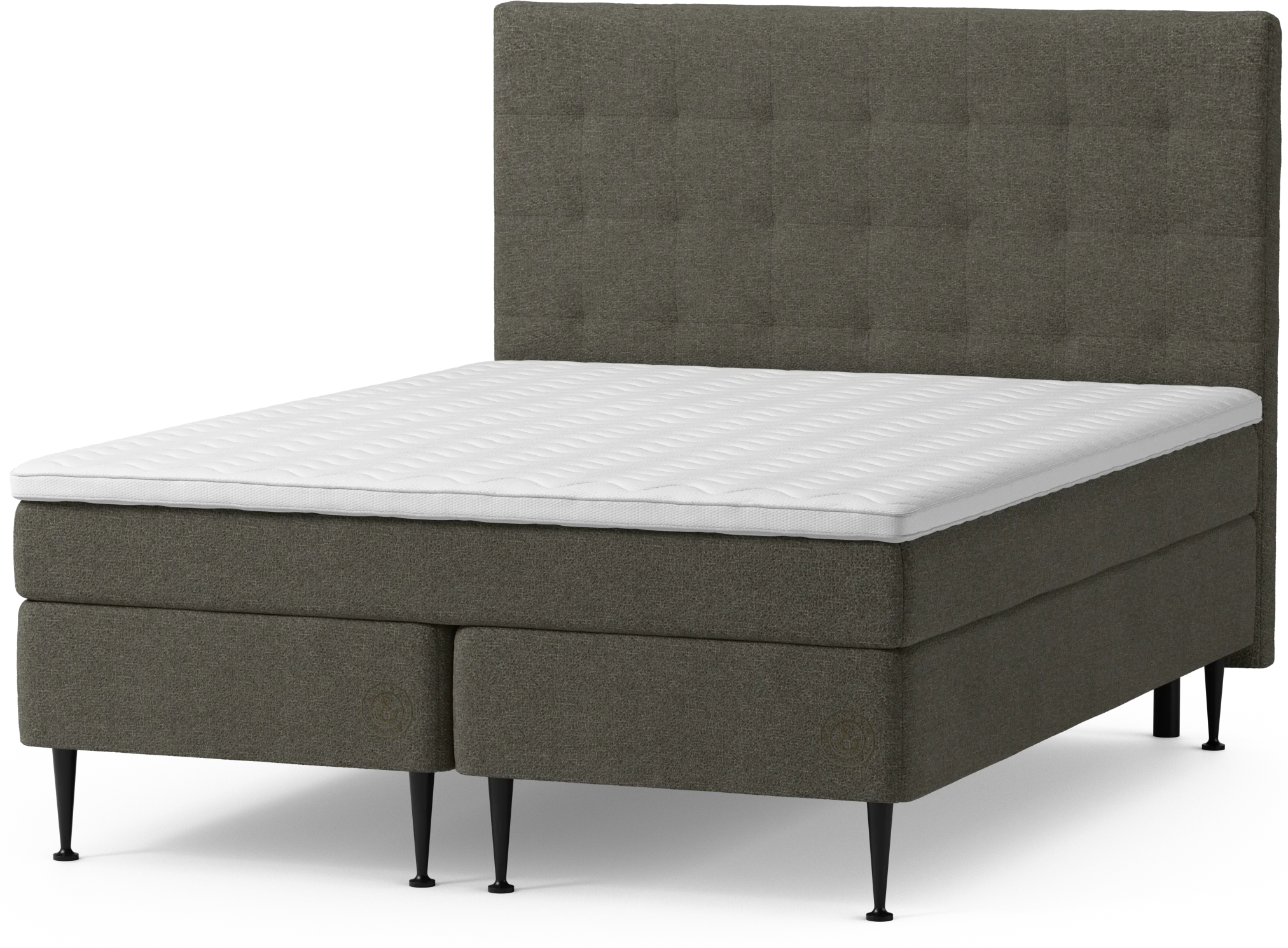 Asperö Comfort Kontinentalsäng, dubbelsäng med bäddmadrass Comfort och sängben DhZDH