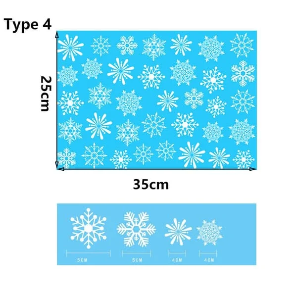 1 set Väggdekaler Snöflingor Dekaler Väggkonst TYP 4 – high quality Yxx523417 1 set Väggdekaler Snöflingor Dekaler Väggkonst TYP 4 – high quality Yxx523417