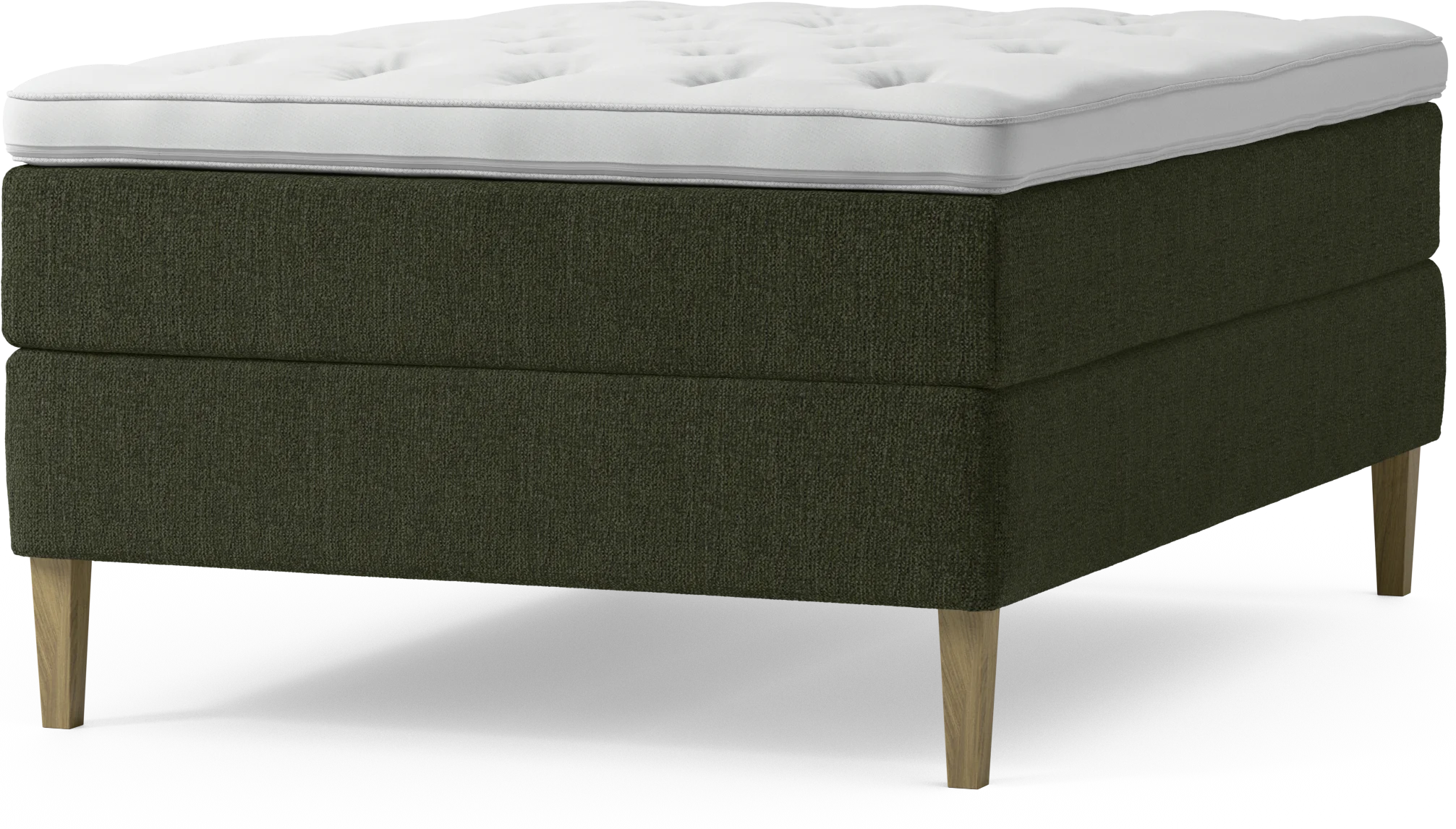 Delux Dream Kontinentalsäng, enkelsäng 140 cm med bäddmadrass och sängben wKeH1
