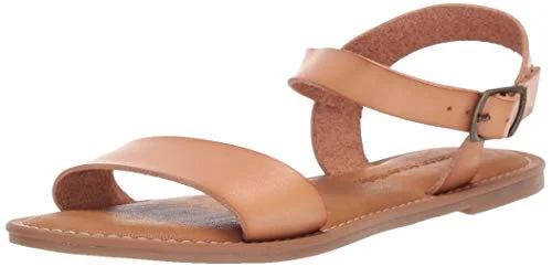 Amazon Essentials dam två remmar spänne sandal, Naturligt, 9 US 840809134274