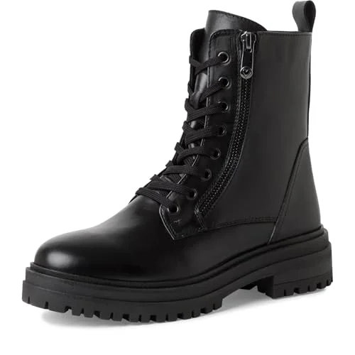 Marco Tozzi Dam Bootie Laced 2 25263 43 modestövlar, svart, 40 EU, EU 4064232200818