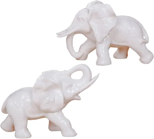 1 par par elefant keramik figur prydnad vit elegant keramisk skrivbordsdekoration 5455468347924 1 par par elefant keramik figur prydnad vit elegant keramisk skrivbordsdekoration 5455468347924