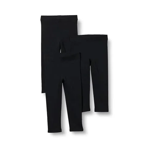 Amazon Essentials flickleggings, 3 pack, svart, Medium 193548592516