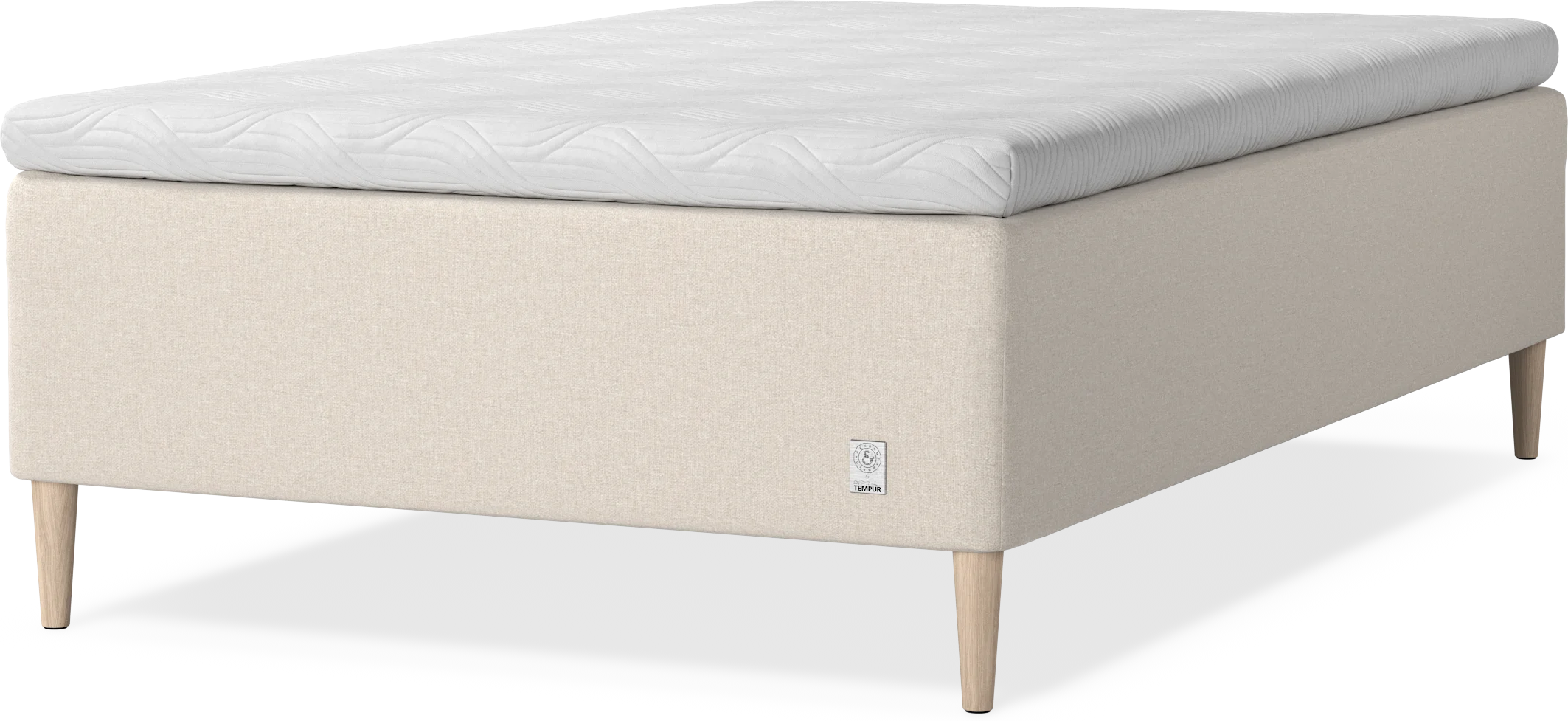 Cape Selene Ramsäng, enkelsäng med bäddmadrass 8 cm och sängben ADvKH