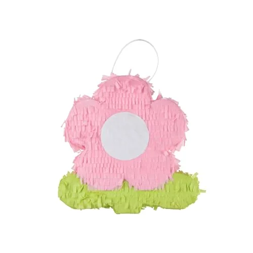 Homéa, Mini Pinata blomma H20,5 cm prinsessa natur 3574380650119