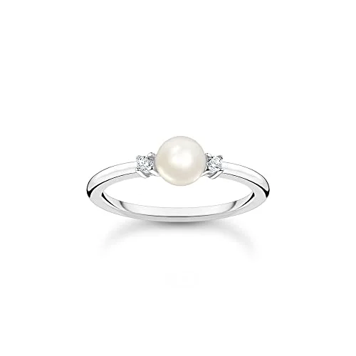 Thomas Sabo Ring Pärla med Stenar 925 Sterling Silver TR2370-167-14-58 4051245507249