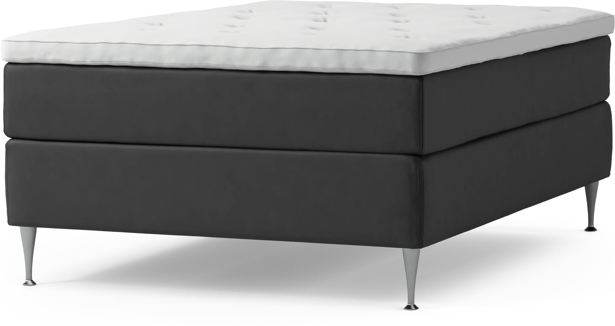 Delux Dream Kontinentalsäng, enkelsäng 140 cm med bäddmadrass och sängben wteC8