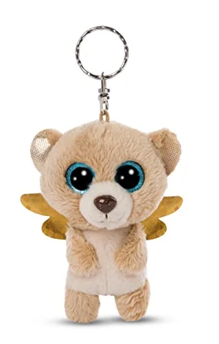 NICI Glubschis skyddsängel, nyckelring, 9 cm, björnen Glowy Bombo 4012390478310
