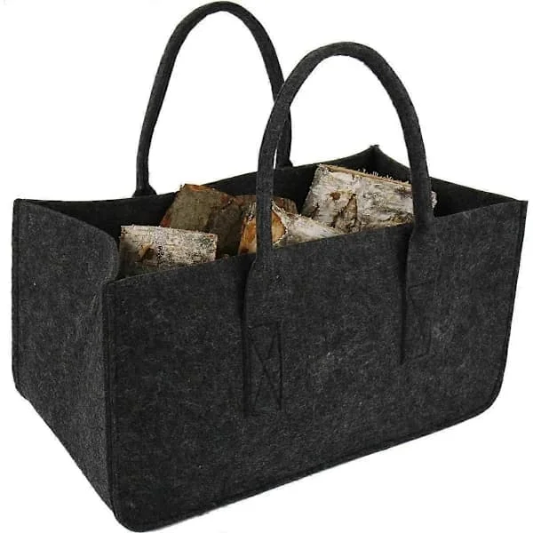 1 filtkasse för ved, vedkorg, vedförvaringsväska, mörkgrå, 50x25x25 cm 11-zjy-05857 1 filtkasse för ved, vedkorg, vedförvaringsväska, mörkgrå, 50x25x25 cm 11-zjy-05857
