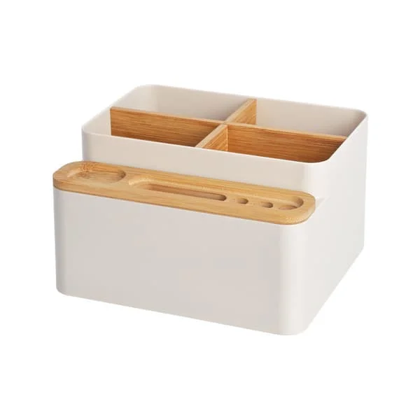 1 skrivbordsförvaringslåda, kosmetisk förvaringslåda, förvaringslåda för skrivmaterial(Farah Apricot) 02FGMA71449YX