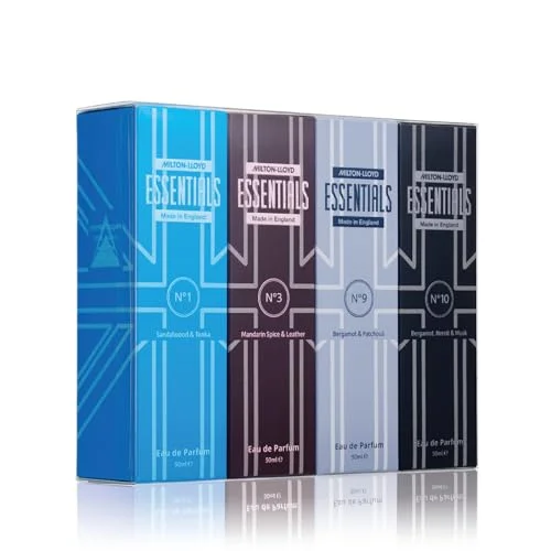 Milton Lloyd Essentials Quad Pack Fragrance for Men 4 x 50ml Eau de Parfum 25929205121