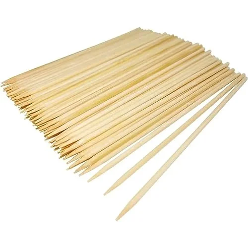 PARENCE. Set med 100 trärör/grill, spett, frukt, grönsaker, träspadar stycken, 25cm 3701127516081