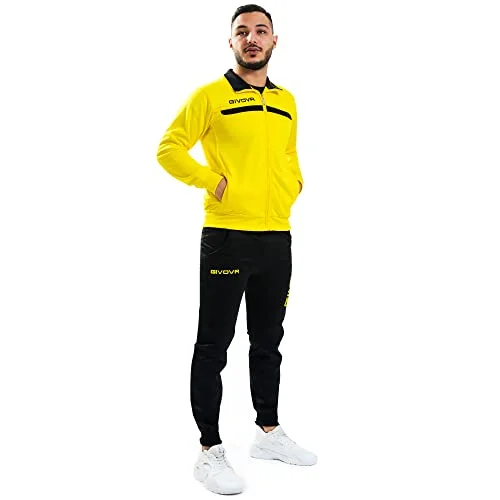 GIVOVA ALLA EN FULL ZIP POLARFLEECE gul/svart 8034044643420