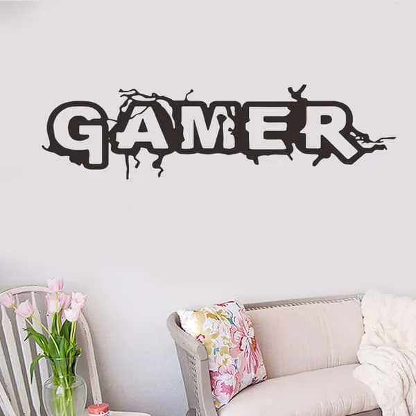 1 st avtagbar väggdekal Gamer väggdekal rumsdekoration konst AFDK022549DR 1 st avtagbar väggdekal Gamer väggdekal rumsdekoration konst AFDK022549DR