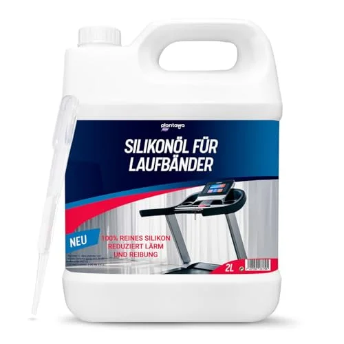 Plantawa Löpbandsolja 2 L Smörjmedel silikonlöpband. Perfekt för gym, hushållsband. Exakt applikation. Lämplig alla löpband. 7427255281795