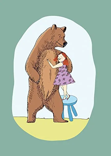 Lili och björn storlek: 50 x 70 cm komar, väggmålning, affisch, konsttryck (utan ram), PURE butik 4055065173615