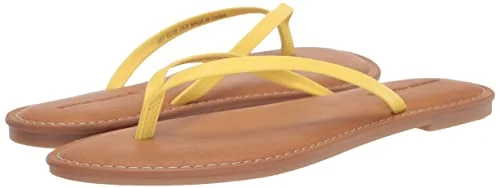 Amazon Essentials damstringsandal, ljusgul, 39 EU Bred 196433170561