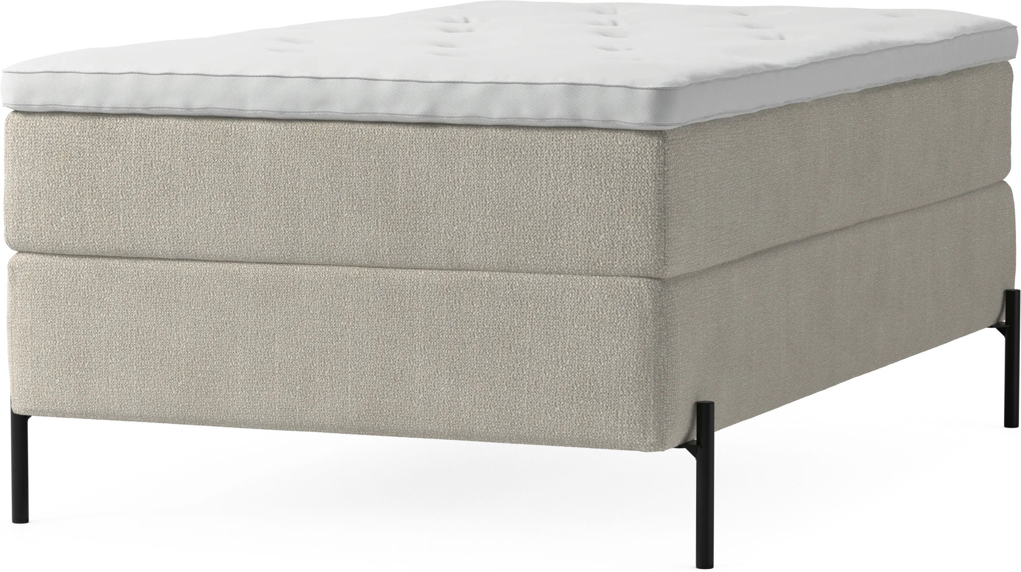 Delux Dream Kontinentalsäng, enkelsäng 120 cm med bäddmadrass och sängben Qq7E5