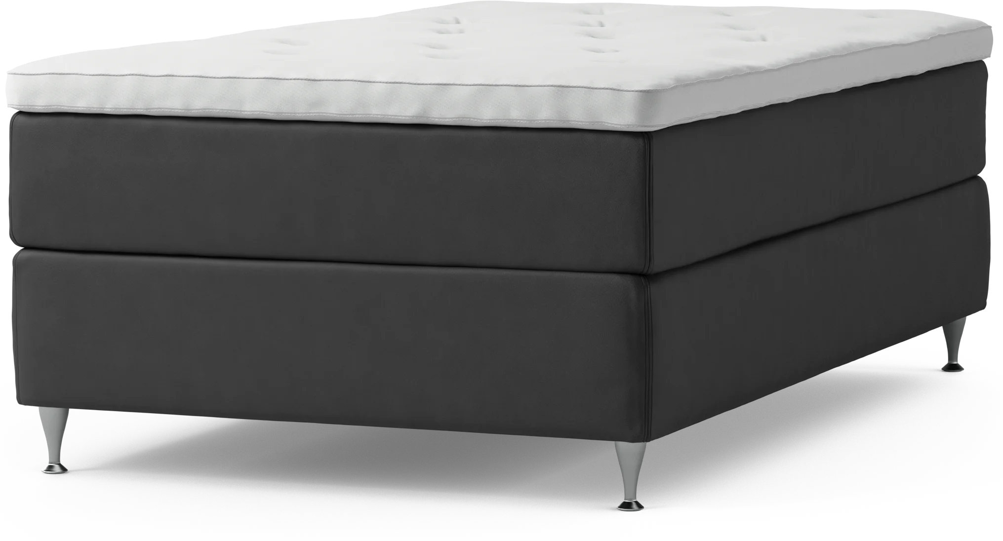 Delux Dream Kontinentalsäng, enkelsäng 120 cm med bäddmadrass och sängben b1oGS